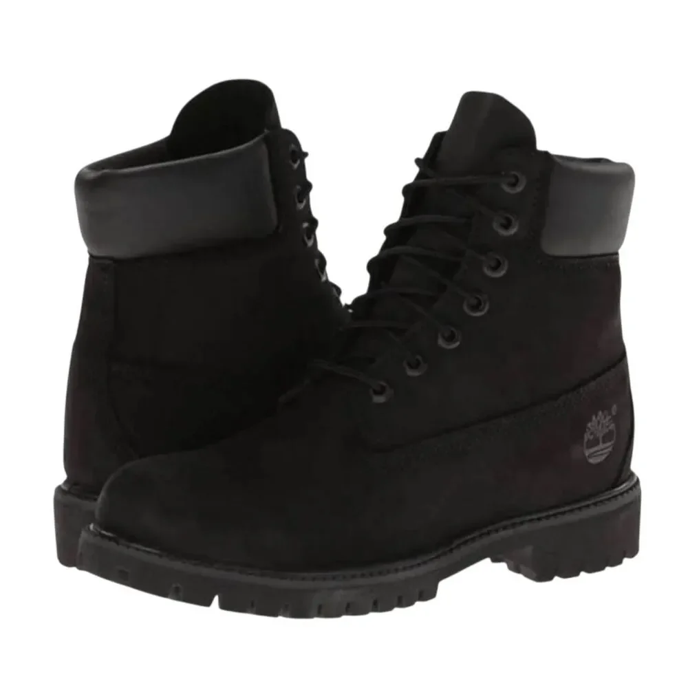 TIMBERLAND 6 Inch Premium Waterproof Boot In Black Size 6